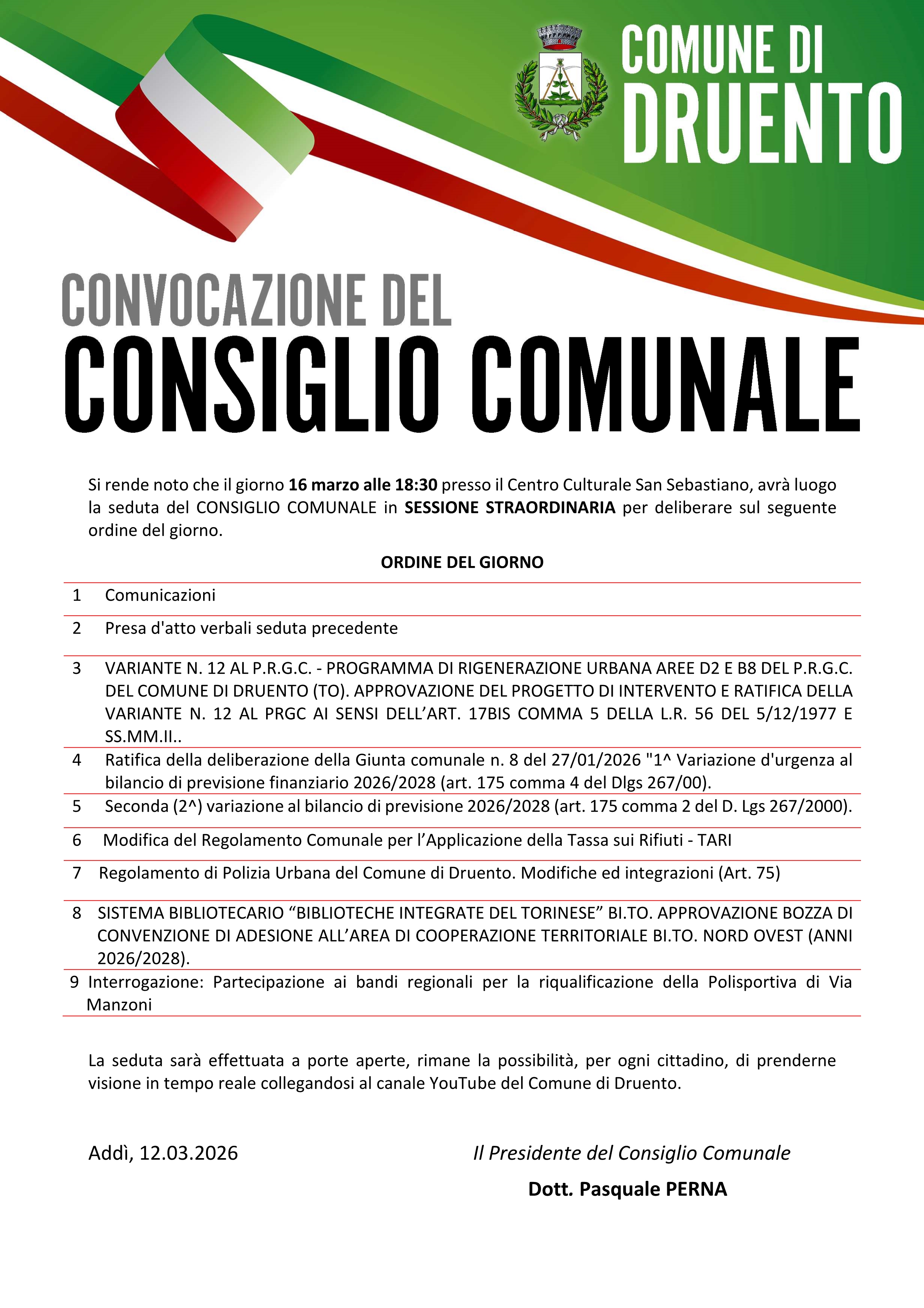 Consiglio Comunale
