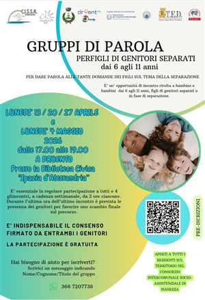 Gruppi di parola per figli di genitori separati