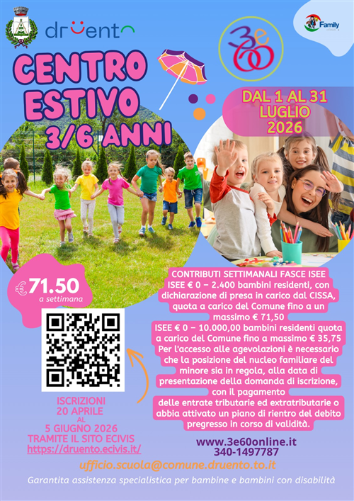 Centro Estivo Comunale Infanzia Raffaello