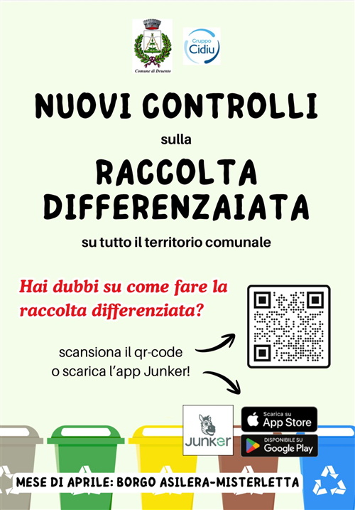 Potenziati i controlli sulla raccolta differenziata