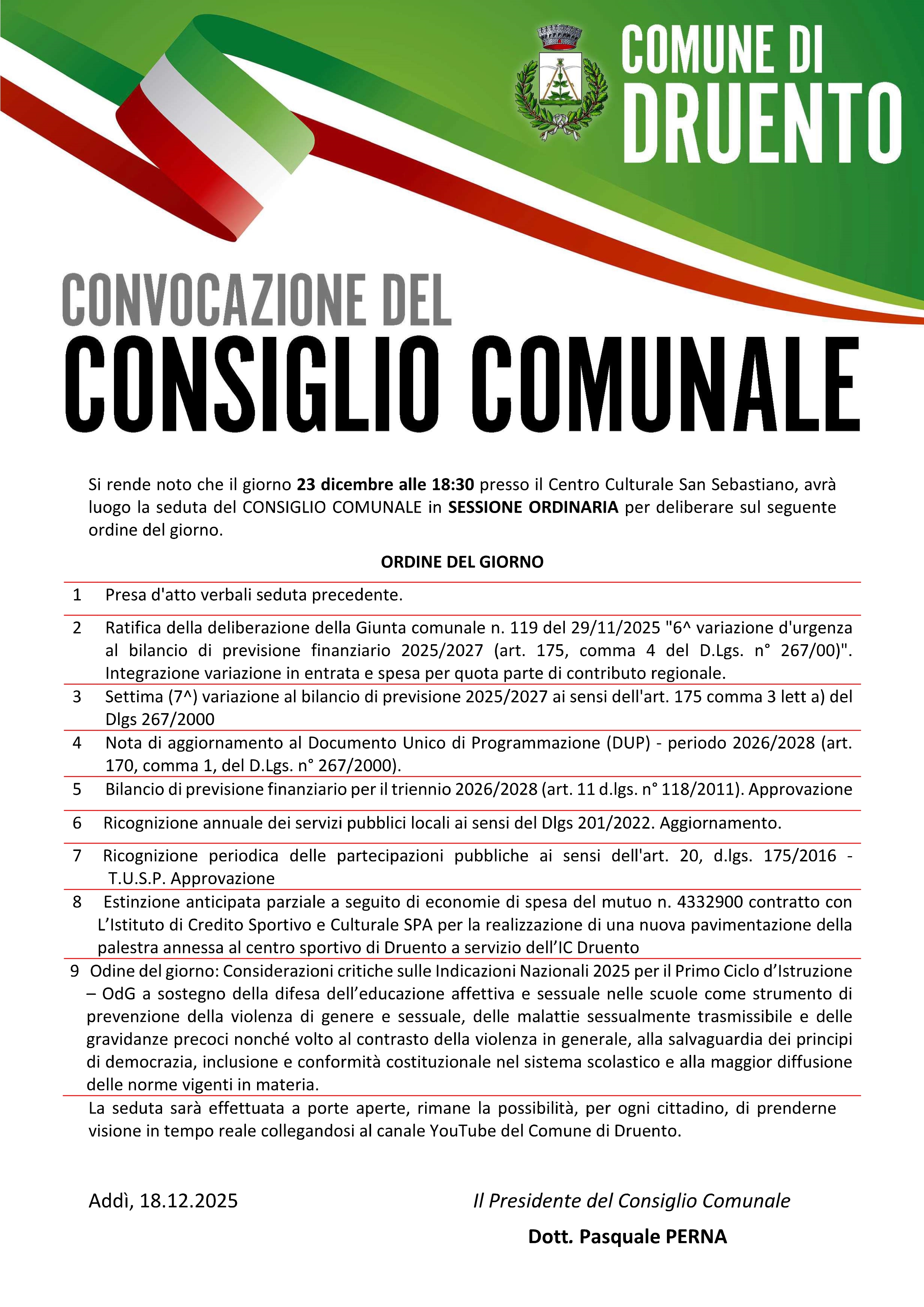 Consiglio Comunale