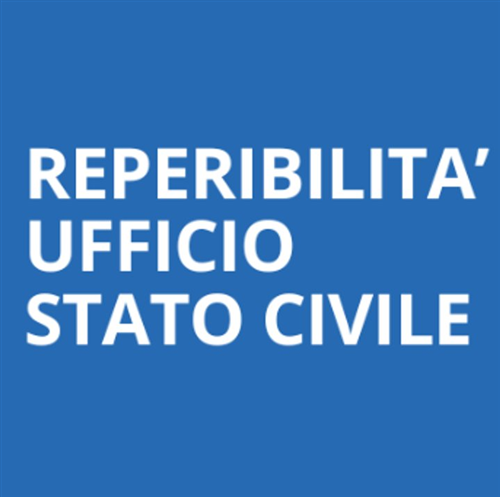 AVVISO per la REPERIBILITA' del 25/04/2026
